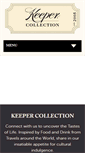 Mobile Screenshot of keepercollection.com